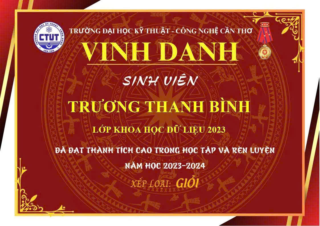 Giấy khen 1